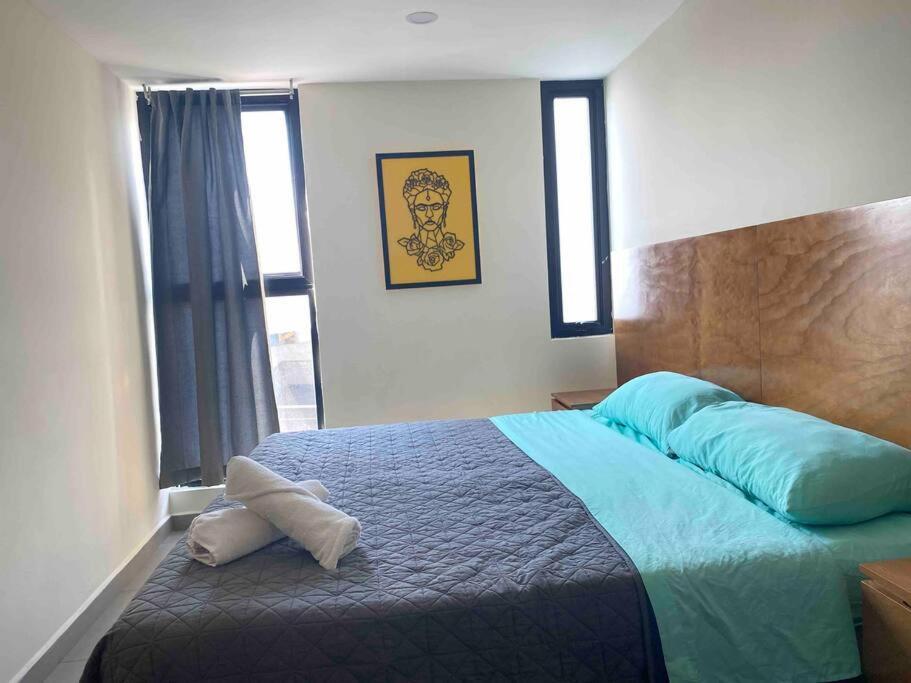 Ferienwohnung Downtown Depto Con Terraza Privada Mexiko-Stadt Exterior foto