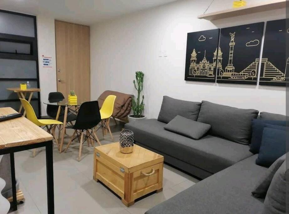 Ferienwohnung Downtown Depto Con Terraza Privada Mexiko-Stadt Exterior foto