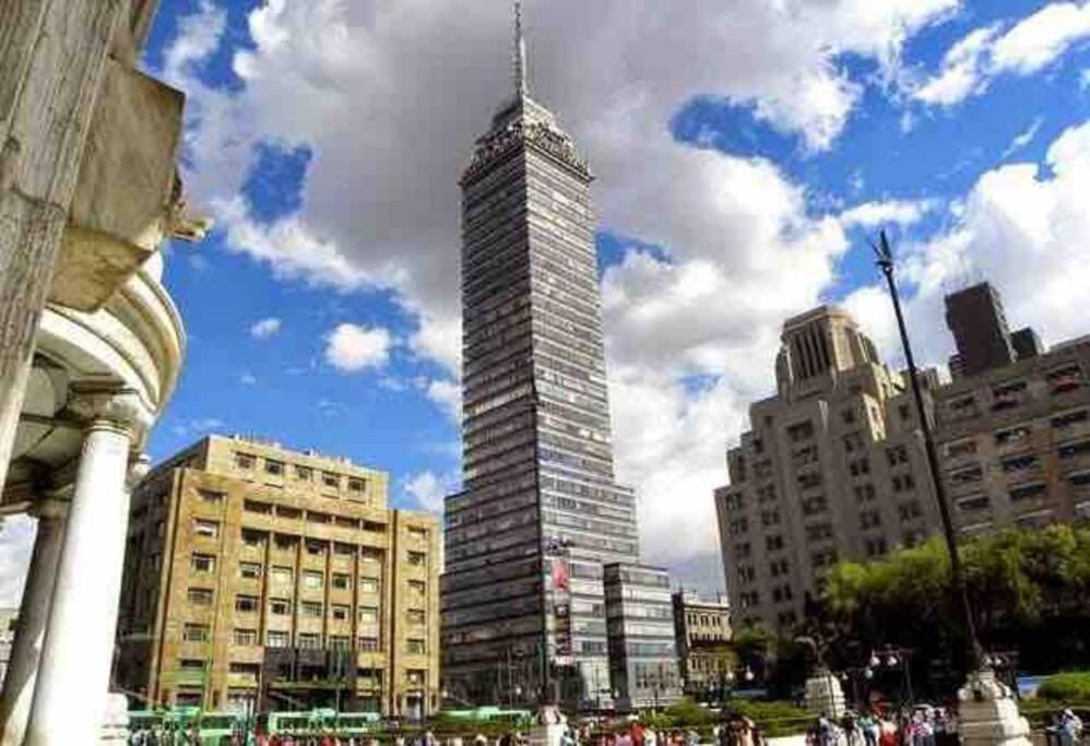 Ferienwohnung Downtown Depto Con Terraza Privada Mexiko-Stadt Exterior foto